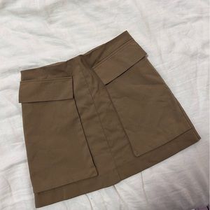 Topshop Cargo Mini Skirt